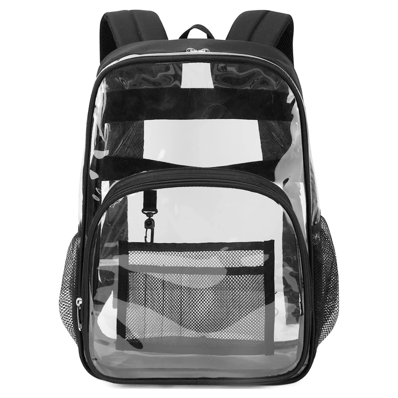 حقيبة ظهر مقاومة للماء شفافة